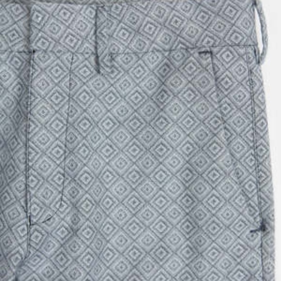 Erica Tanov Hudson Cotton Jacquard Pants - Quartz, 30 - Picture 3 of 11
